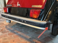Citroen-2CV - Hoek achterbumper, voor Citroen 2CV6. (plastic achterhoek). De beschermhoeken werden allee