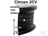 Hoek achterbumper, voor Citroen 2CV6. (plastic achterhoek). De beschermhoeken
