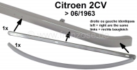 citroen 2cv achterbumper sierstrip links rechts voor tot bouwjaar P16557 - Bild 1