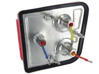 Citroen-2CV - Achterlicht links. Geschikt voor Citroen 2CV, tot bouwjaar 1990, zeer hoge kwaliteit repro