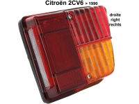 Achterlicht rechts. Geschikt voor Citroen 2CV, tot bouwjaar 1990, zeer hoge