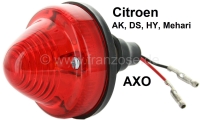 citroen 2cv achtergrondverlichting achterlicht remlicht rond licht met 2 gloeidraden 70mm diameter P14021 - Bild 1