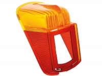 Sonstige-Citroen - Achterlichtkap, geschikt voor Citroen 2CV tot 1964 (schuine achterplaat). Kleur: oranje + 