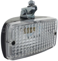 Citroen-2CV - Achteruitrijlicht replica (Hella). De behuizing is gemaakt van kunststof. Breedte 120mm, h