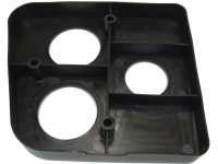 Citroen-2CV - Afstandsbus achterlicht, rechts achter. Geschikt voor Citroen 2CV. Kleur zwart.