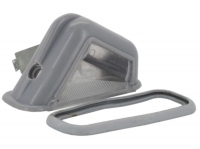 Citroen-2CV - Complete kentekenplaatverlichting, centraal (voor gedeelde kentekenplaten), voor Citroen 2