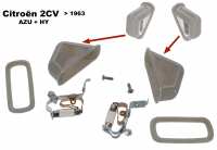 citroen 2cv achtergrondverlichting kentekenplaatverlichting voor tot 1963 kleur zwart P14261 - Bild 1