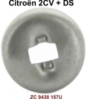 Remschoen zijdelingse veerschijf, voor de drukveer op de remschoenen. Geschikt