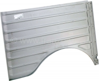 Citroen-2CV - AZU, linker achterspatbord. Breed gegolfd plaatstaal. Geschikt voor Citroen AZU. Gemaakt i