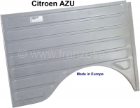citroen 2cv achterspatbord azu rechter breed gegolfd plaatstaal geschikt voor P15498 - Bild 1