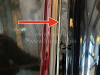 Renault - 2CV, achterspatbord, transparante kunststof afdichting, tussen spatbord en C-stijl. Geschi