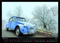 Alle - Kalender 2025 gemaakt door Der Franzose. 12 prachtige Franse klassieke auto's, een must vo