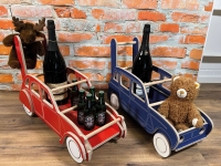 Citroen-2CV - Kinderduw 2CV eend (om te leren lopen). Ca. 78 cm lang. Helemaal van hout. Gemaakt in de E