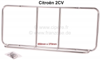 citroen 2cv bagagedrager bagagerek achteraan van gepolijst roestvrij staal geschikt voor P16884 - Bild 1
