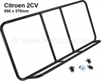 citroen 2cv bagagedrager bagagerek achteraan zwart gegrond geschikt voor reproductie P16969 - Bild 1