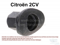 Citroen-2CV - Lange wielmoer, gegalvaniseerd, geschikt voor Citroen 2CV. Afmeting: M12 x 1.25. Let op: B