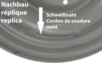 Citroen-2CV - Velg 4Jx15 voor 2CV (tubeless), originele maat. Opgelet: de productie van deze velgen is s