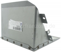 Citroen-2CV - Accubak op het schutbord, gemaakt van plaatstaal. Geschikt voor Citroen 2CV. Voor accu: 12