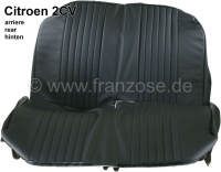 citroen 2cv bekleding achterbank zwart kunstleer zijkanten zijn P18669 - Bild 1