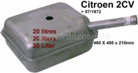 citroen 2cv brandstofsysteem accessoires benzinetank van plaatstaal geschikt voor tot P16178 - Bild 1