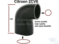 Rubberen slang voor 2CV6, tussen carburateur + luchtfilter (ovale carburateur)