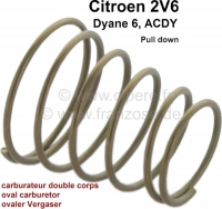 citroen 2cv carburateur pakkingsets veer voor het membraan van vacu mbus geschikt P10551 - Bild 1