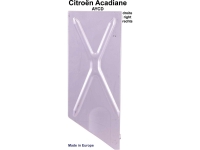 citroen 2cv carrosseriedelen achteraan acdy schot rechts wielkast plaatwerk tussen reservewiel P15606 - Bild 1