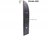 Citroen-2CV - AZU, achterpaneel links achter voor Citroën AZU. 1x opening voor achterlicht. Het plaatwe