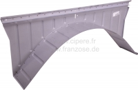 Citroen-2CV - 2CV, kofferplaat met bovenste verbindingsplaat. (zonder kofferplaat onder reservewiel). Ge