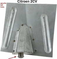 citroen 2cv carrosseriedelen achteraan oud linker wielkast achter reparatieplaat achterasbumper P15450 - Bild 1
