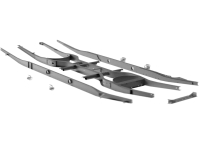 Citroen-2CV - Chassis Citroen 2CV6 + 2CV4, Made in EU. Dit chassis is een zeer goede replica, die op all