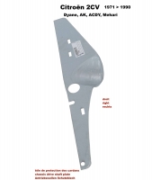 citroen 2cv chassis chassisbeschermplaat aandrijfas rechts vleugel als vervanging om te P15064 - Bild 1
