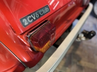 Citroen-2CV - Achterlicht spacer base, (2 stuks, links + rechts), verchroomd! Wil je iets meer klasse? E