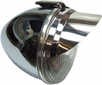 Citroen-2CV - Koplampschilden (1 paar) voor Citroen 2CV. Materiaal: Geanodiseerd aluminium. We laten de 