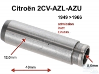 Klepgeleiderinlaat voor Citroen 2CV-AZL,AZU. Gemonteerd van 1949 tot 1966. 8 mm