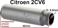 citroen 2cv cilinderkop klepgeleideruitlaat voor 2cv6 lengte 42mm binnendiameter 8 5mm P10347 - Bild 1