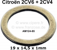 citroen 2cv cilinderkop tuimelaar as drukring geschikt voor 2cv4 2cv6 afmeting 19 x 14 5 P10472 - Bild 1