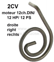 Tuimelaaras veer rechts, geschikt voor 2CV met 12 PK motor. Bestelnr.A 124 16A.