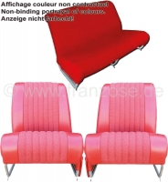 citroen 2cv complete stoelhoezen sets ami 6 stoelhoes ami6 club voor achter geschikt 2 P18615 - Bild 1