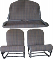 citroen 2cv complete stoelhoezen sets club 2cv6 interieur volledig bekleed op nieuwe frames klaar P18474 - Bild 1