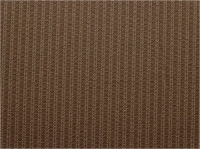 Citroen-2CV - 2CV oud, stoelhoezen voor + achter, hangmat, bruin-beige gestreept (Bayadère Marron). Com