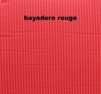 Citroen-2CV - 2CV oud, stoelhoezen voor + achter, hangmat, rood gestreept (Bayadère Rouge). Beter verwe