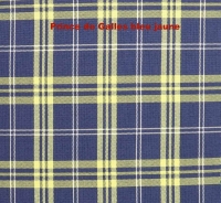 citroen 2cv complete stoelhoezen sets oud voor achter hangmat stof geblokt blauw P18883 - Bild 1