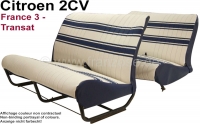 citroen 2cv complete stoelhoezen sets stoelbankhoes france 3 transat voor 1 voorbank P18810 - Bild 1