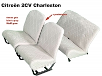 citroen 2cv complete stoelhoezen sets stoelbekleding 2cv6 charleston voor achter symmetrische P18891 - Bild 1