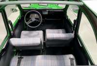 Citroen-2CV - Stoelbekleding 2CV6 Club, voor + achter. Symmetrische rugleuning. Stof (Ecossais 1661) in 