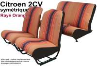 citroen 2cv complete stoelhoezen sets stoelbekleding voor achter P18802 20260520171555 - Bild 1