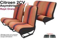 citroen 2cv complete stoelhoezen sets stoelbekleding voor achter P18803 20260520171631 - Bild 1