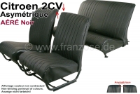 citroen 2cv complete stoelhoezen sets stoelbekleding voor achter asymmetrische rugleuningen P18812 - Bild 1