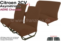 citroen 2cv complete stoelhoezen sets stoelbekleding voor achter asymmetrische rugleuningen P18816 - Bild 1